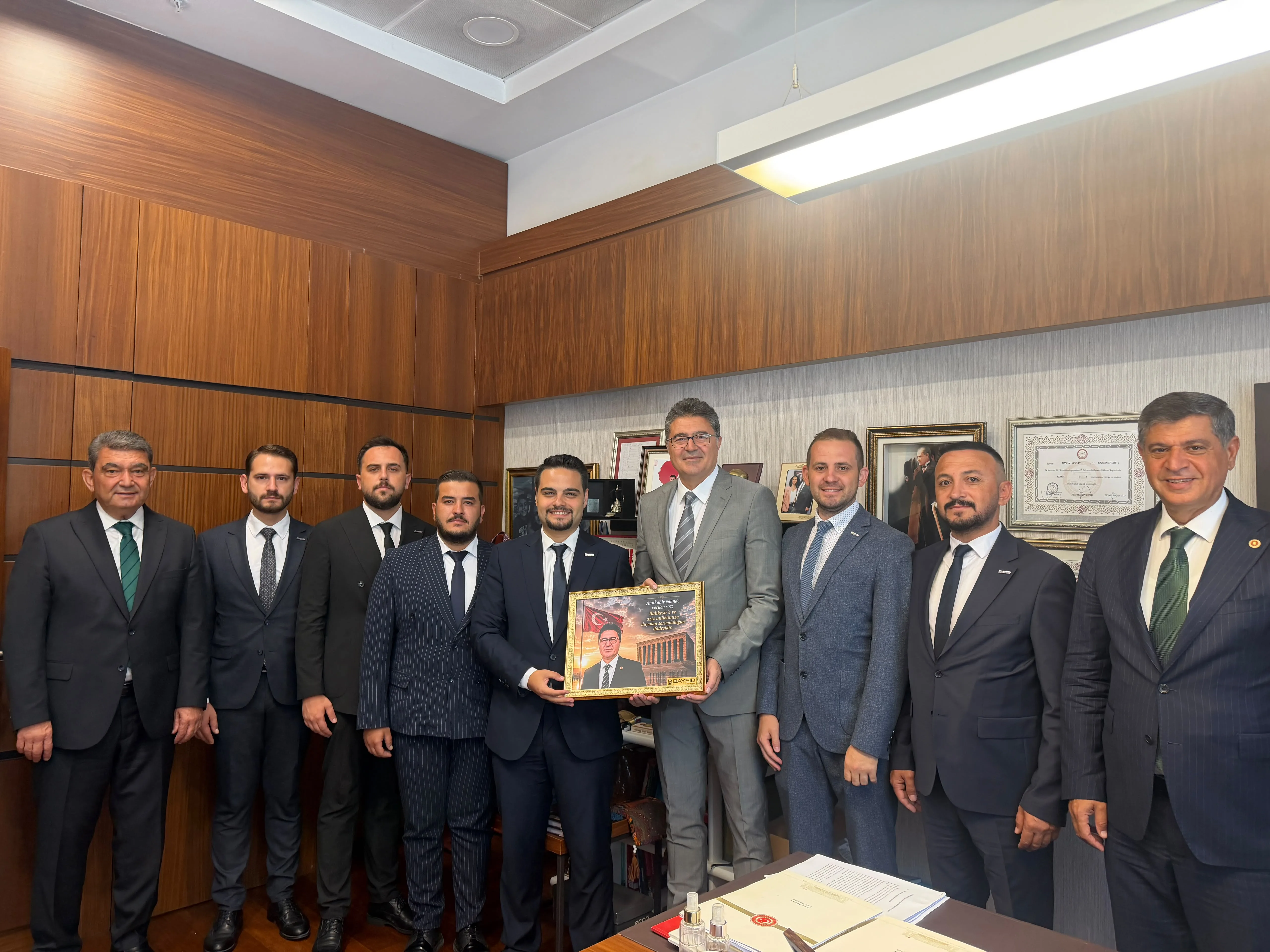 BAYSİD’den Balıkesir Milletvekili Ensar Aytekin’e TBMM Ziyareti