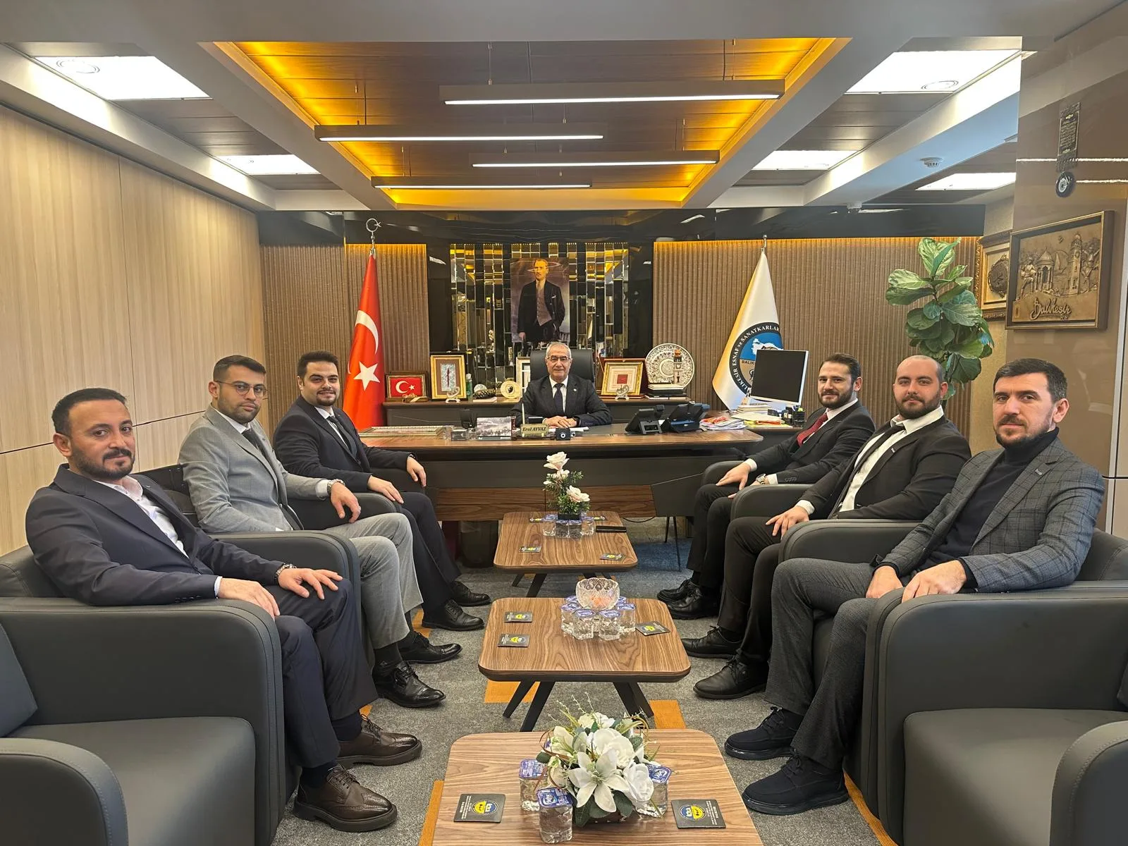 BAYSİD’DEN BALIKESIR ESNAF VE SANATKARLAR KREDİ KEFALET KOOPERATİFİ BAŞKANI SAYIN EROL AYVAZ’A ZİYARET